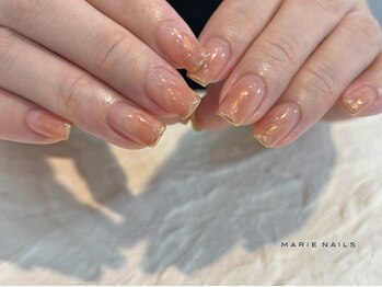 マリーネイルズ 大阪梅田店(MARIE NAILS)/新規様80000円 クリア 0720e
