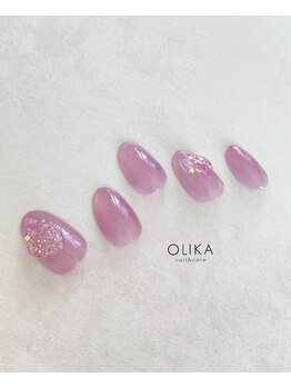 オリカ(OLIKA)/涼しげクリアネイル