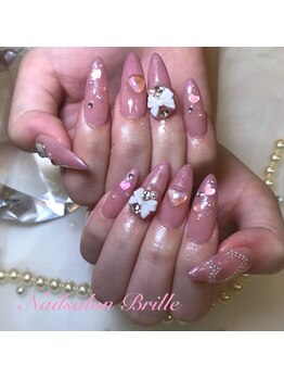 エスフィーネイルサロン ブリーユ(Esfy nailsalon Brille)/ピンクちゅるんネイル
