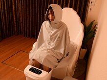 ヨサパーク ヌック サカイ 鉄砲町店(YOSA PARK nucc)/足湯中のご様子