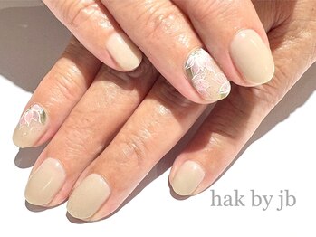 ハク ネイル バイジェービー 稲毛(hak nail byjb)/オーダーネイル
