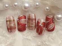 アイビー(Aivy)/クリスマスリボンネイル