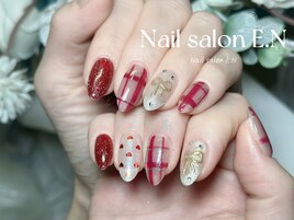 チェックネイル