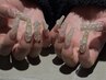 【2回目以降】チップ長さ出し◆120分持ち込みデザイン♪ ￥16,000