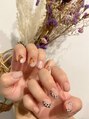 アース 入間店(HAIR & MAKE EARTH) ニュアンスネイル×秋色×アニマル柄