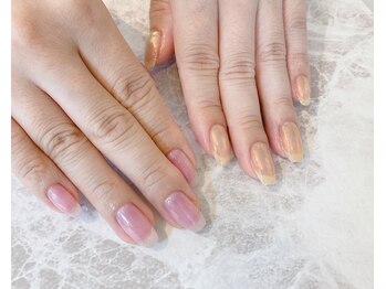 ネイルサロン ティフィン(tiffin)/~オーロラアシメネイル~