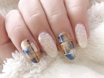 ウカ ひばりが丘(UKA)/ニュアンスチェックネイル