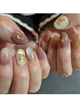 プリュネ(Prune)/グラデーション/ぷくぷく/ミラー