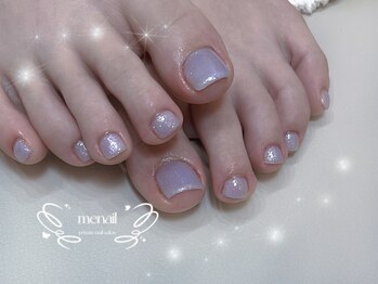 ミー(#me)/【foot】ラメワンカラー