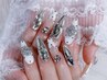 《HAND/オフなし》長さだし10本+つけ放題持ち込みアート¥17900→¥14900