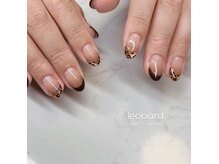 エンズネイル(O’s nail)/レオパードフレンチ