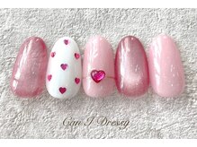 キャンアイ ドレッシー 横須賀中央店(Can i Dressy)/ハート×ドット￥7000