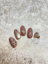 ベーシック ネイルウィザードアカデミー 麻布十番店(Basic×NailWizardAcademy)/11月【毎月厳選トレンド4種】