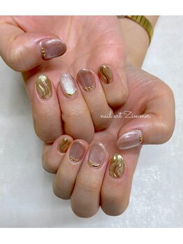 ネイルアート ジマー/80minart コース¥8880