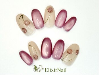 エリクサーネイル 神田(Elixir Nail)/シンプル/クーポン使用