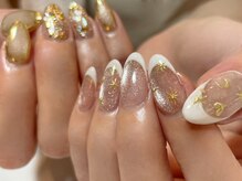 キラネイル アンド アイラッシュ by World Beauty(KIRA)/フレンチ　マグネット