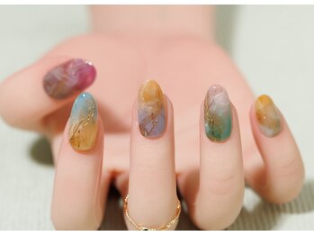 エムスラッシュ ソル センター南(M.SLASH SOL)/春カラーニュアンスネイル