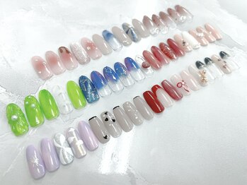 キャンアイドレッシー 南越谷店(Can I Dressy)の写真/【南越谷/新越谷駅徒歩3分】選べる定額ネイル3980円/4980円/5980円～カラー変更OK☆豊富なデザインご用意◎