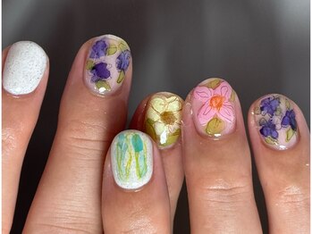 シューミーネイル(syu-mii nail)の写真/ショートだからこそ可愛いデザイン。
