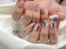 エストアール 博多口店(est-r.)/#ちぐはぐネイル