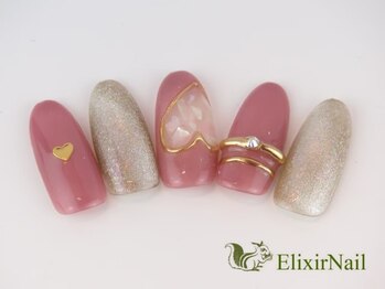 エリクサーネイル 西武新宿(Elixir Nail)/定額b カジュアル/クーポン使用