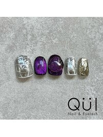 チェックネイル