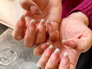 ビューティービースト フォー ネイルアンドアイラッシュ 熊本店(beauty:beast)/ミラーフレンチ