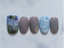 えがお爪工房/絵画風ネイル