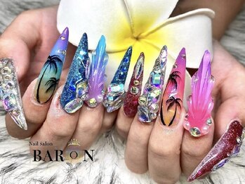 バロン 新宿店(BARON)の写真/【新宿駅から2分☆ご新規様10％オフ】派手なデザインが好きな方必見!!ご要望のデザインで指先を彩ります♪