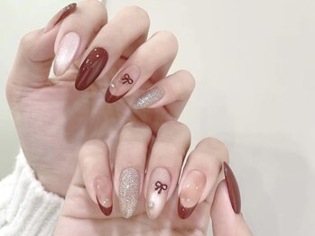 ボルドーで女度格上げ秋ネイル