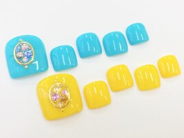 ワンカラー+ストーン