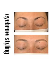 アイアム アイビューティースタジオ つくば店(I am EYE BEAUTY STUDIO)/アーチ眉から、なだらか眉に。