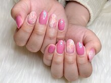 エムネイル(M-Nail)/★ピンクニュアンス×大理石★