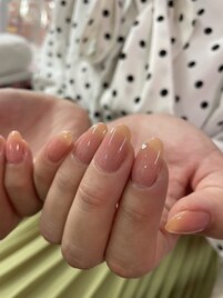 桃っぽネイル