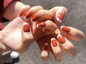 プラス セカンド(Plus 2nd)/ワンカラーフレンチネイル