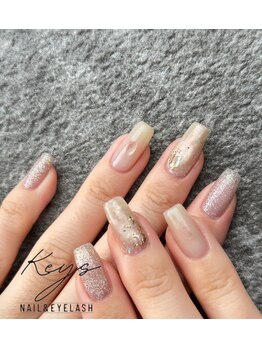 ネイルサロン キーズ(Nail salon Keys)の写真/フットも同価格！Instagramの写真など持ち込みOK♪【やり放題アート2本コース¥6700★4本コース¥7400】