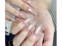 アモールビューティー 新宿店(Amor Beauty)/チップ長さだしマグネットネイル