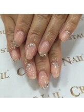 クリスタルネイル ゆめタウン博多店(CRYSTAL NAIL)/ナチュラルネイル