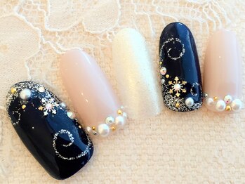コエル(coel)/冬上品ネイル