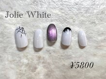 トータルラグジュアリーサロン ジョリーホワイト 綾瀬店(Jolie White)/ハロウィンネイル¥5800
