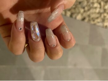 ソウ 難波店 nail salon Souの写真/【21時まで営業】*オフ込みワンカラー¥4500/ART10本¥7900*ぷっくり、うるツヤ♪思わず触りたくなる質感◎