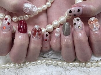 ハニービービー(Honey Bee Bee)/ハートリボンネイル