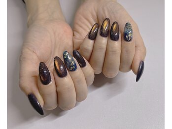 ペルシャ(Persian)/マグネットネイル(担当/YU)