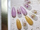 押し花ネイル