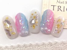 ネイルサロン トリック(Nail Salon TRICK)/人魚の鱗ネイル