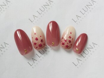 ラルナ ネイルアンドアイラッシュサロン(LA LUNA nail & eyelash salon)/～フラワーグラデ～