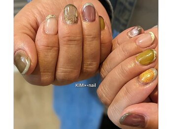 ケイアイエムネイル(KIM nail)/#カラフルフレンチ