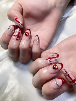 ☆チェックネイル☆