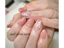 アース(Earth)/フラワーネイル