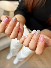 ネイル ドゥ 岡山駅前店(Nail Doux)/ふんわりニュアンスネイル